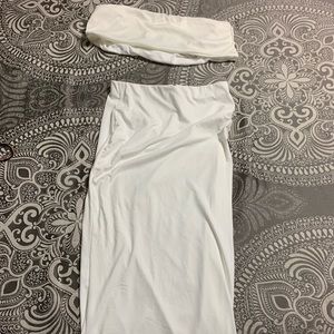 NWOT Cream two piece Bodycon skirt set
